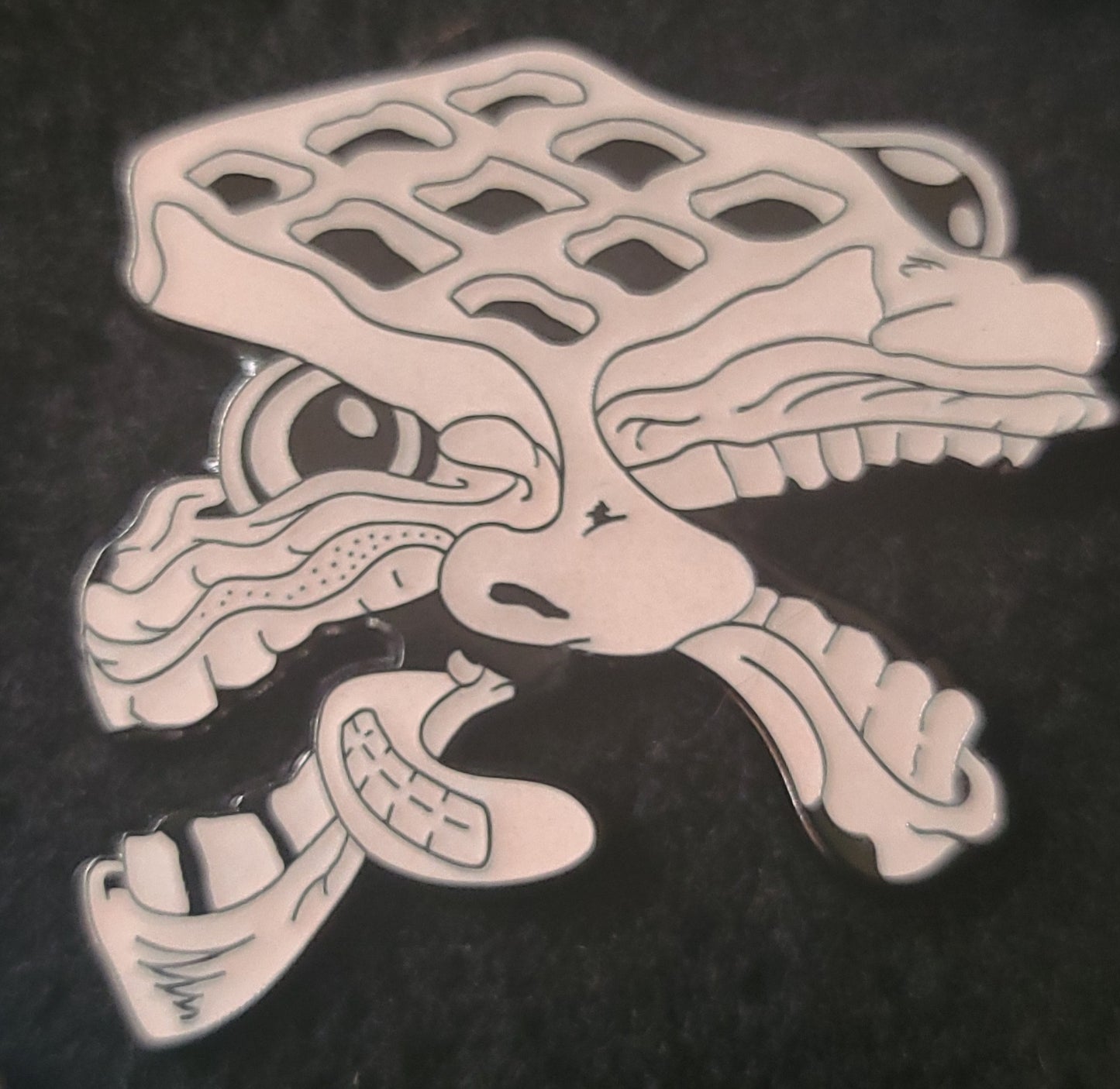 Waffle Monster pin