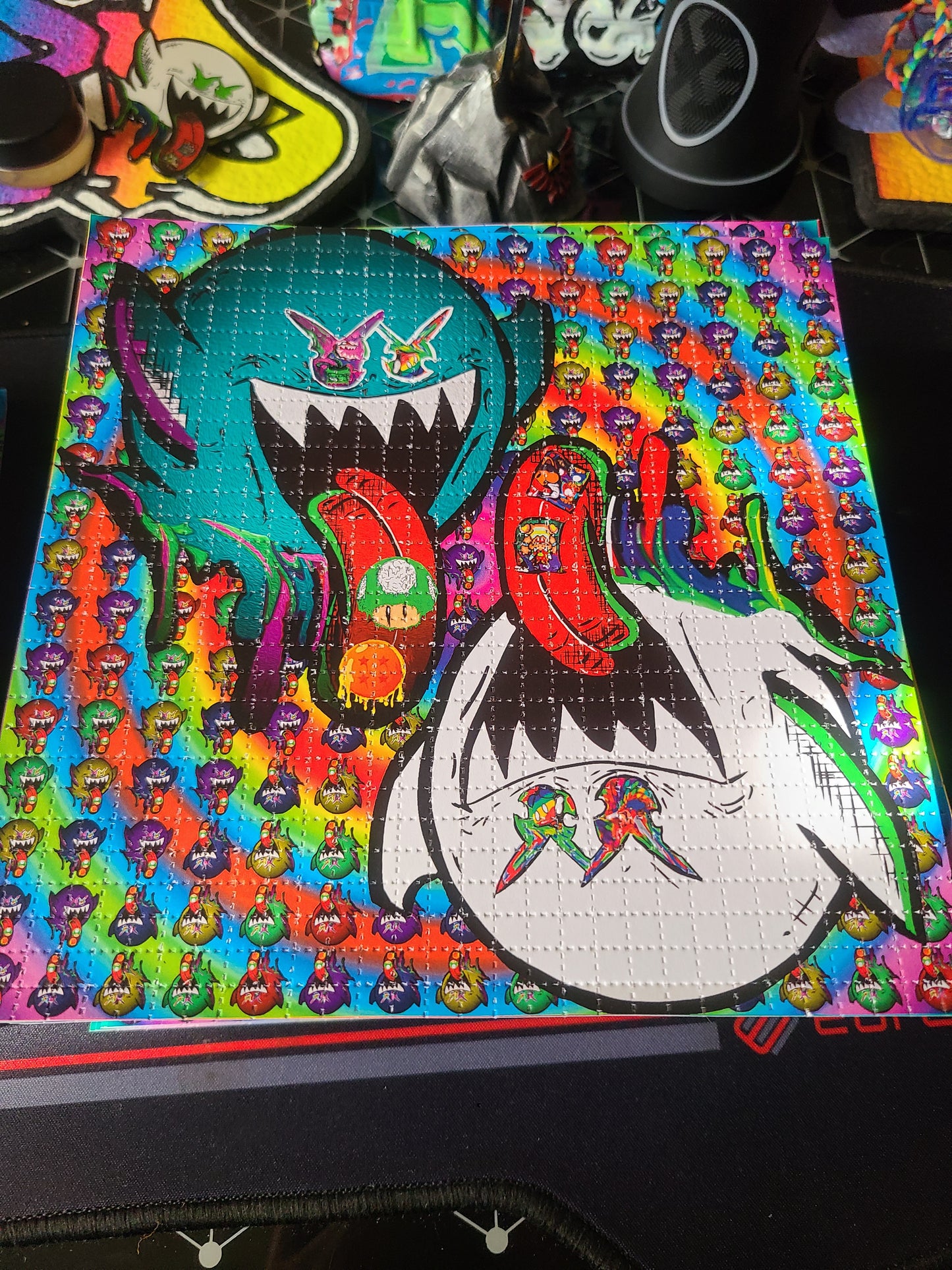 Super-Tab-Boo Blotter art