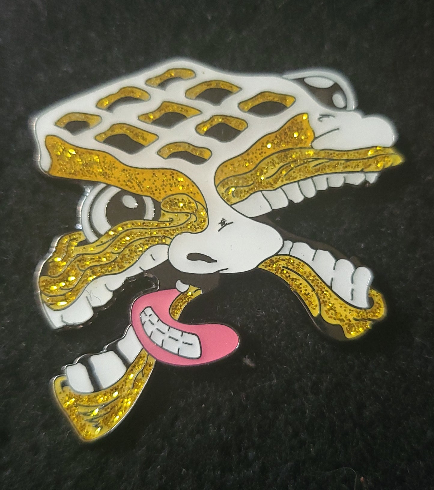 Waffle Monster pin