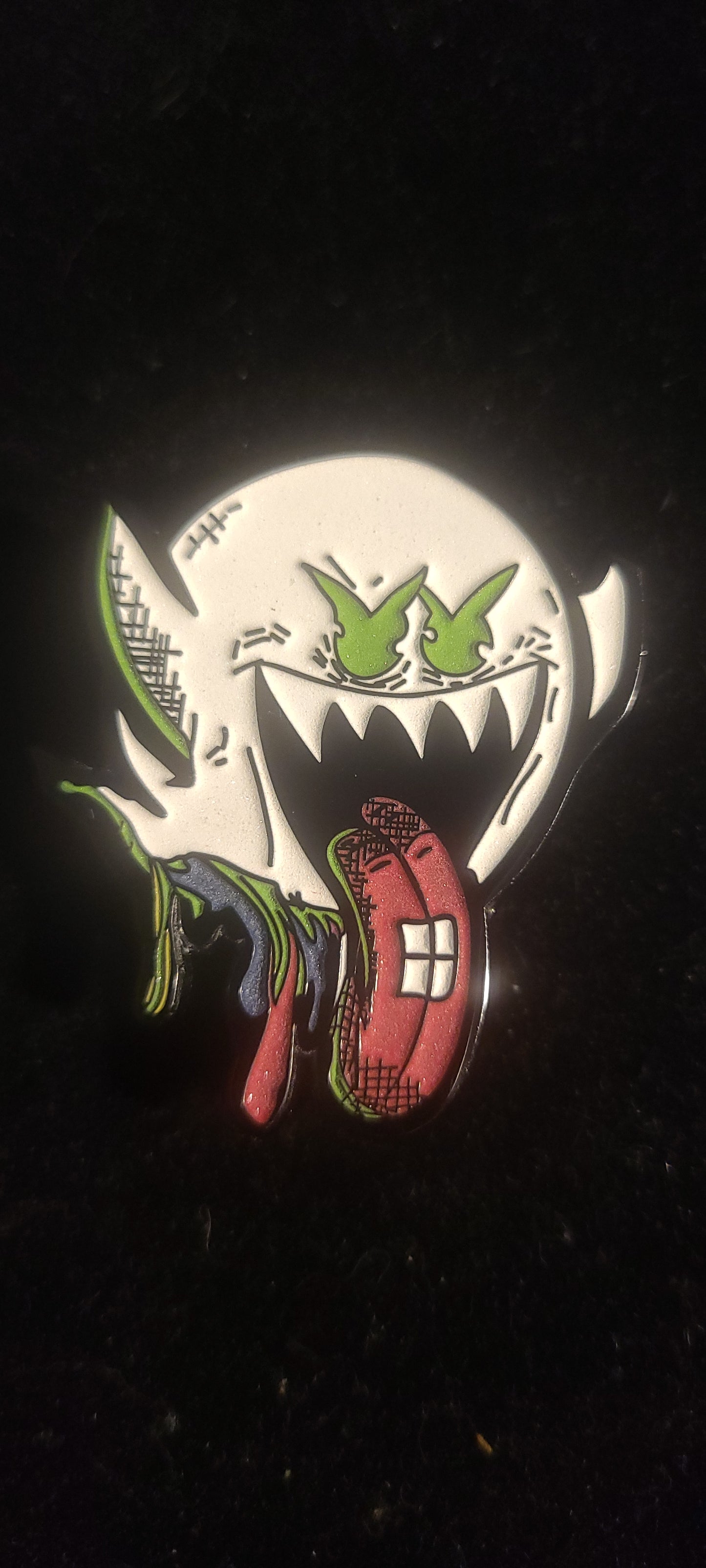 Boo 1.75 inch Glow Pins