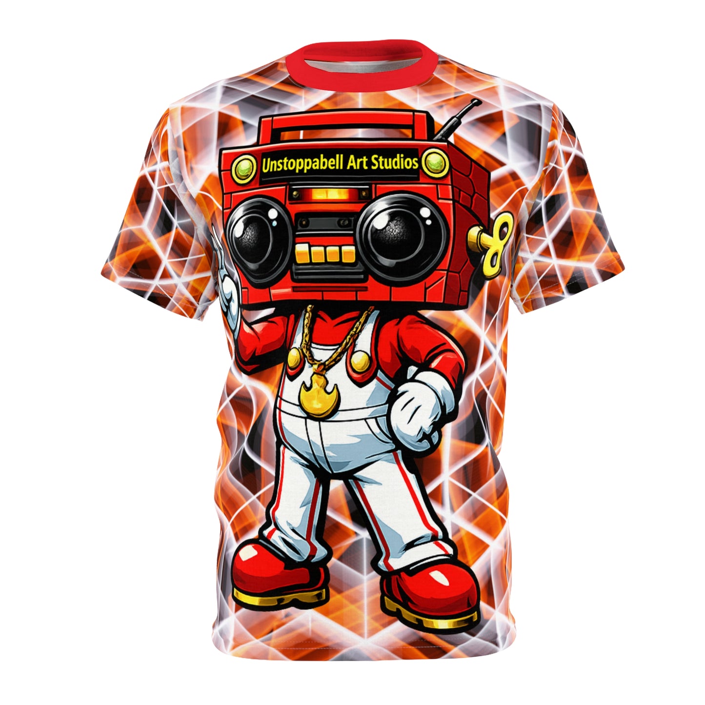 Boombox of Spit-Fire - Unstoppabell Art Studios - Full Art Tee