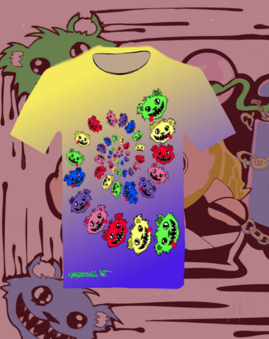 ) Grateful Dubz Bear T shirt