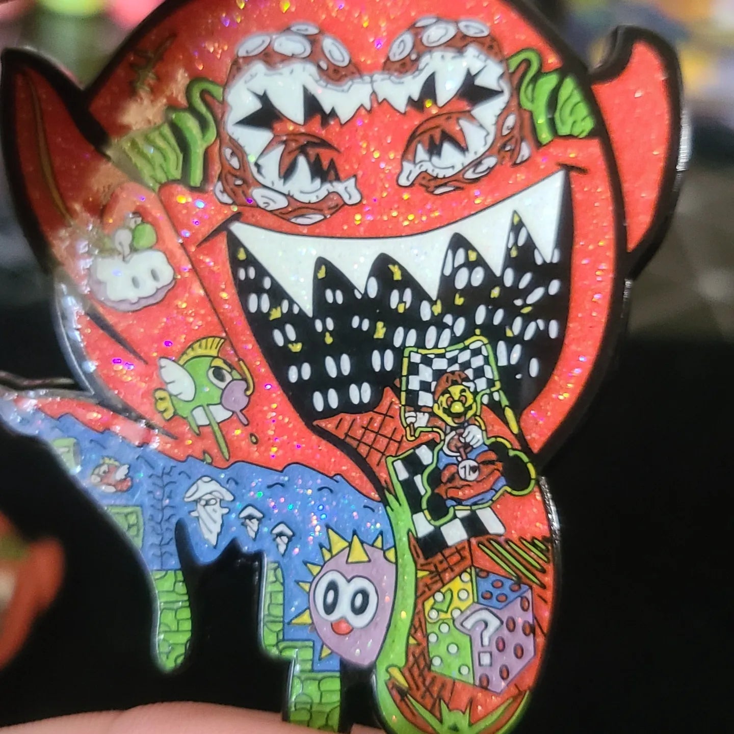 Boo V3  Glitter Pin Le40