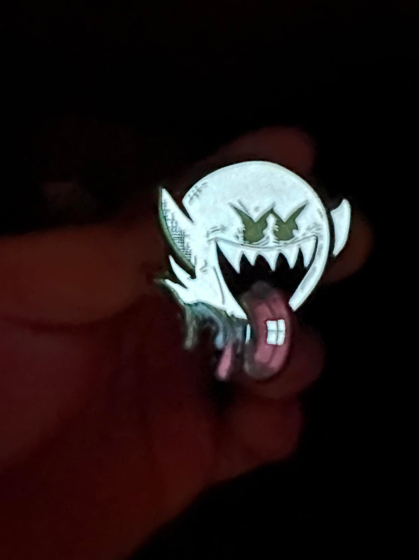 Boo 1.75 inch Glow Pins