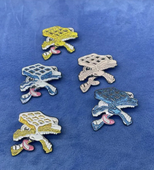 Waffle Monster Pin set