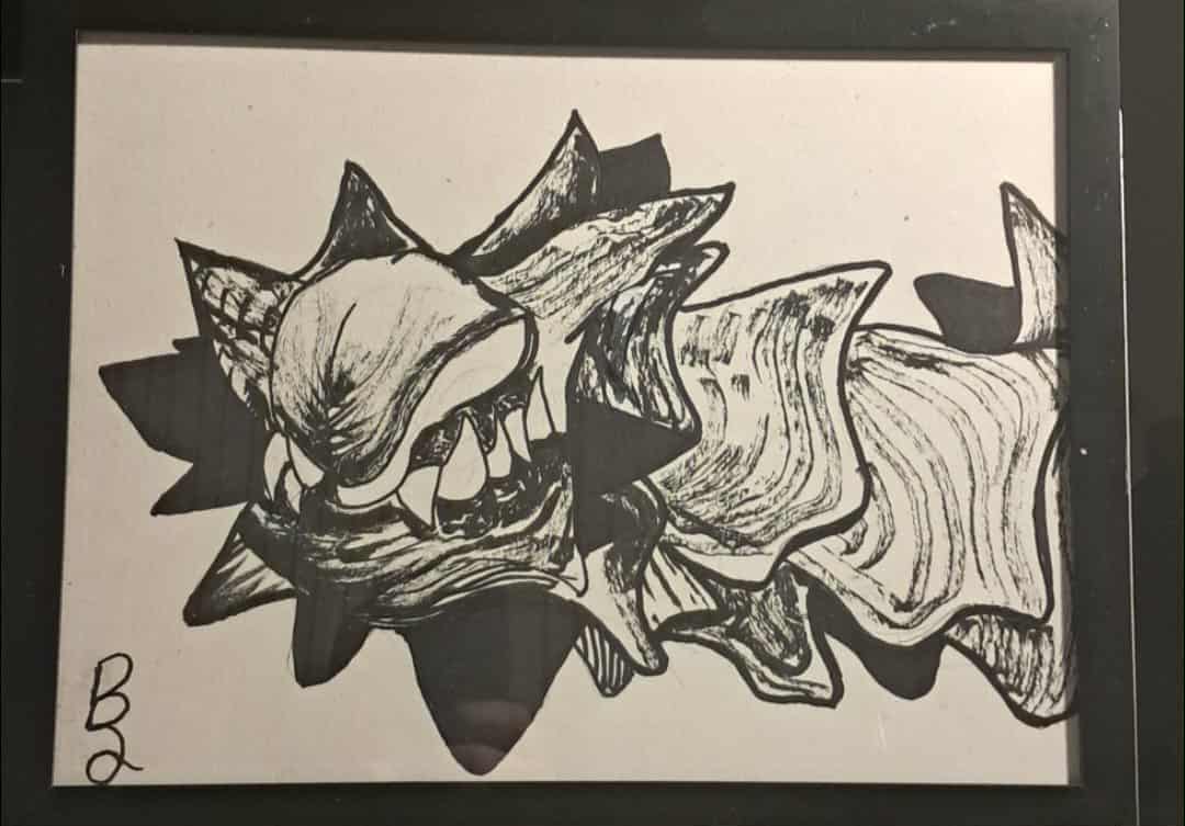 Bone Dragon Spine Illustration