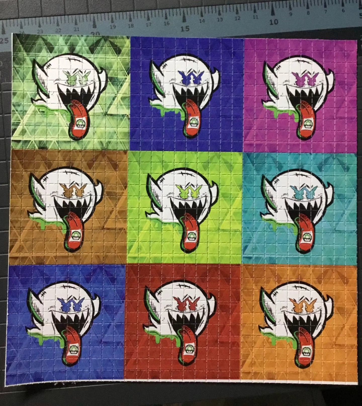 Boo Blotter Art