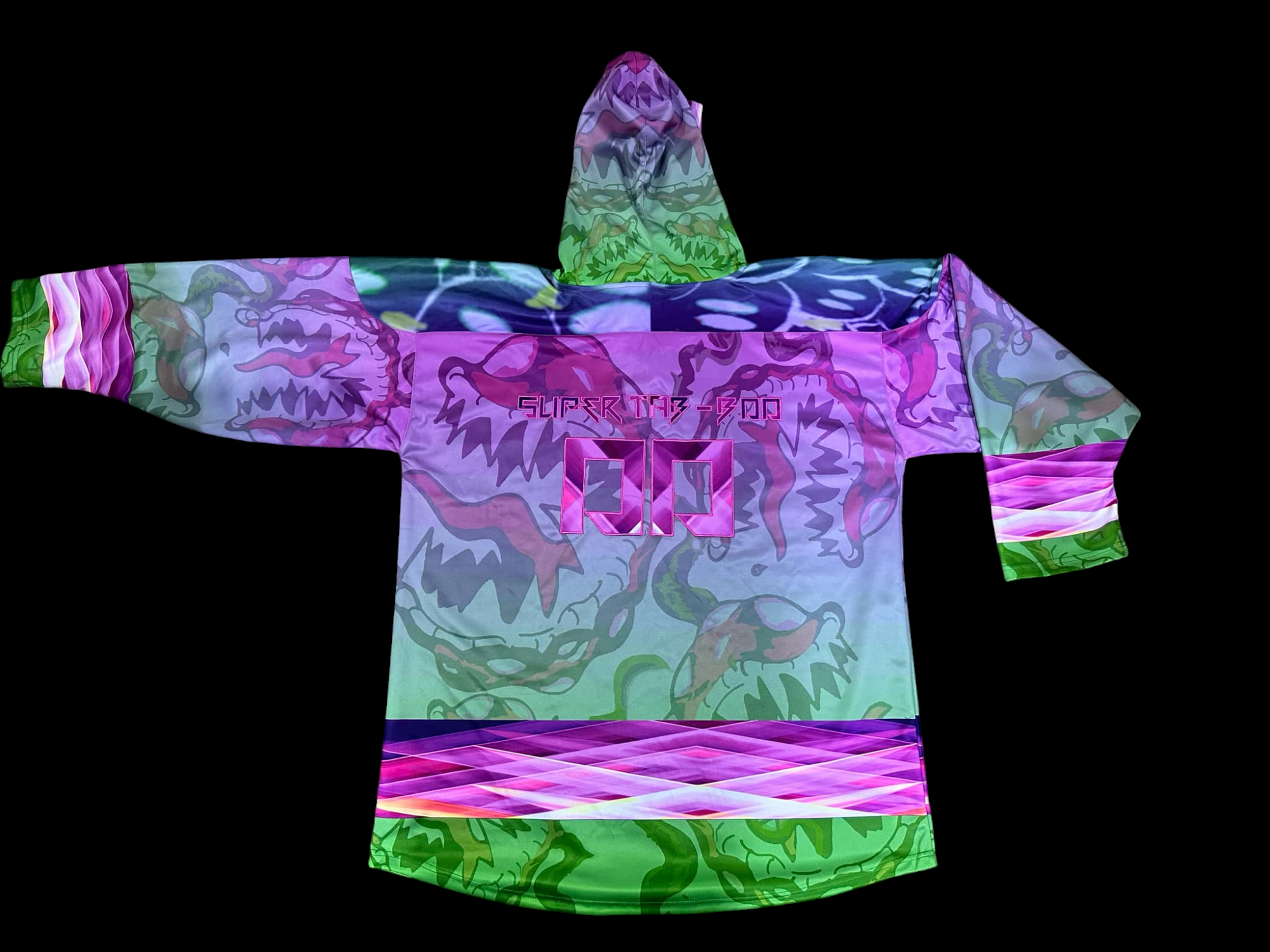 Super-Tab-Boo Hooded Hockey Jersey
