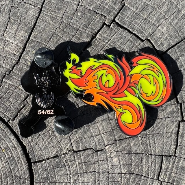 Fireflower Mario UV pin